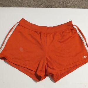 Orange athletic shorts